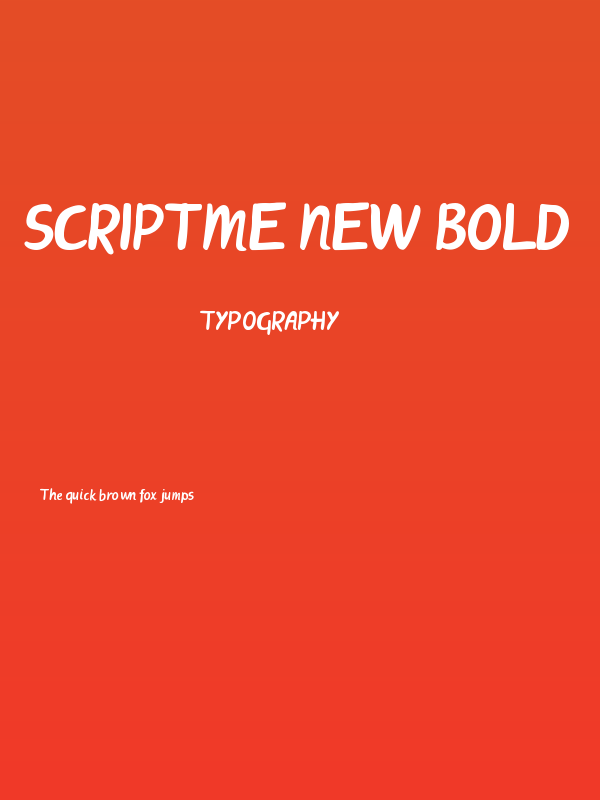 ScriptME New Bold Poster