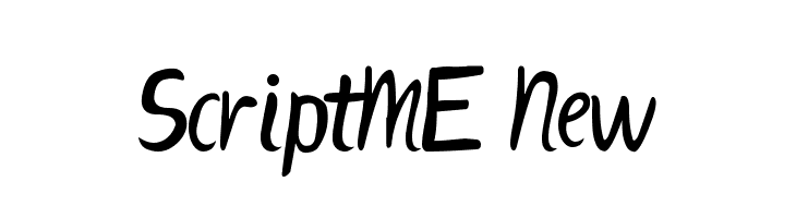 ScriptME New Font