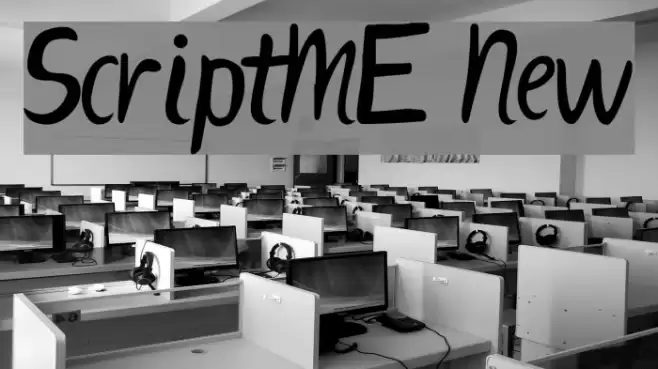 ScriptME New Font examples