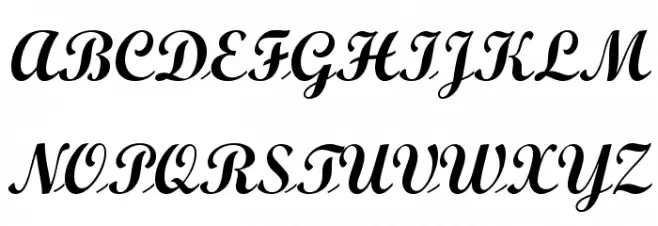 ScriptOpti-Light Schriftart Groß