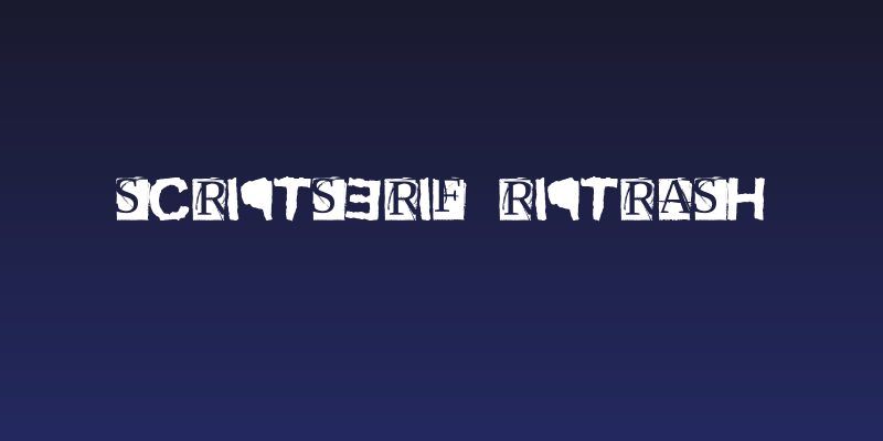 ScriptSERIF ripTRASH Social Header