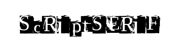 ScriptSERIF  Fuentes Gratis Descargar