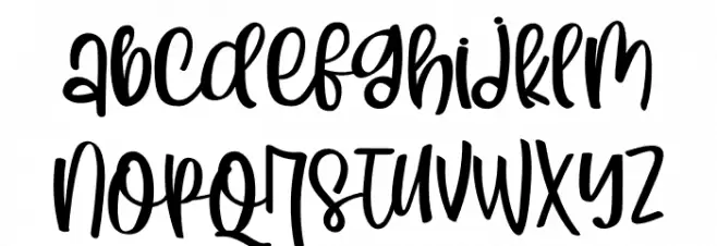 Scripted Free Personal Used Fonte MINÚSCULAS