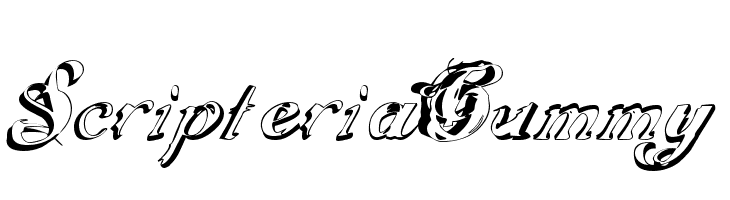 ScripteriaGummy Font