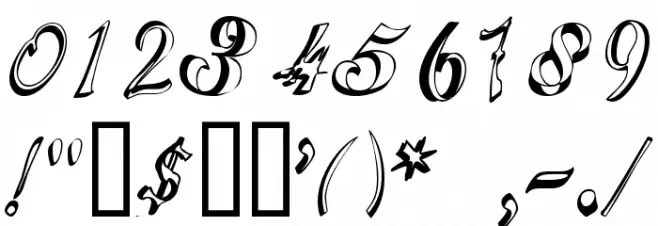 ScripteriaGummy Font OTHER CHARS