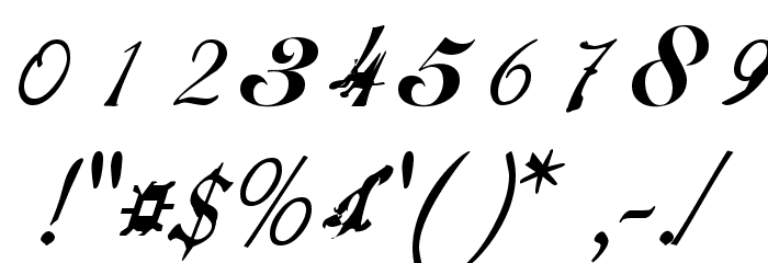 ScripteriaToid Font OTHER CHARS