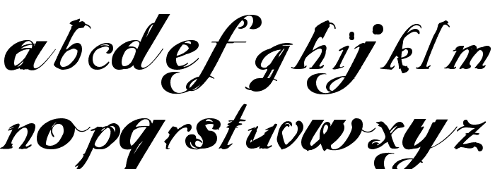 ScripteriaToid Font LOWERCASE
