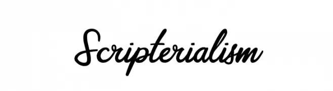 Scripterialism  Fuentes Gratis Descargar
