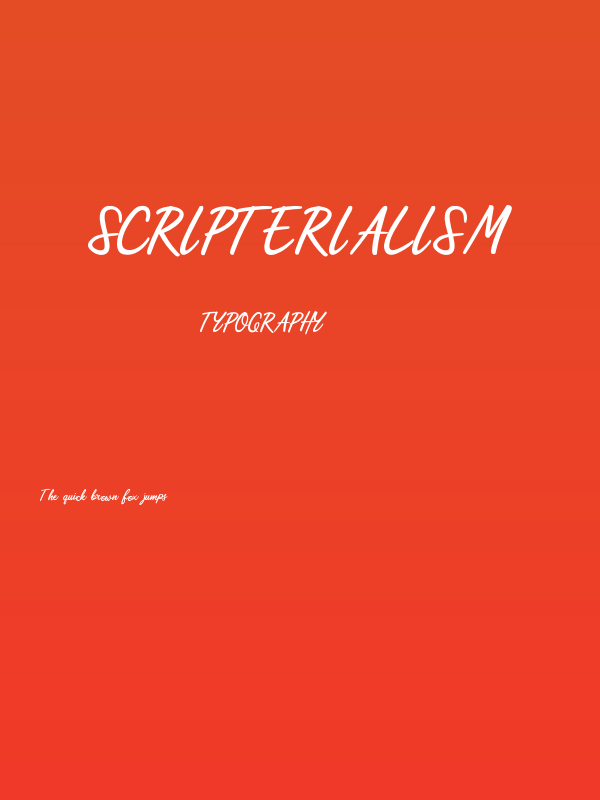 Scripterialism Poster