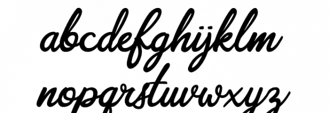 Scripterialism 字体 小写