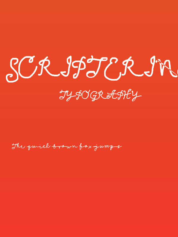Scripterina Poster