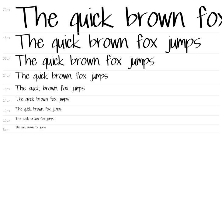 Scriptfont Waterfall