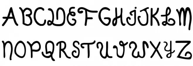 ScriptiaHappy Schriftart Groß