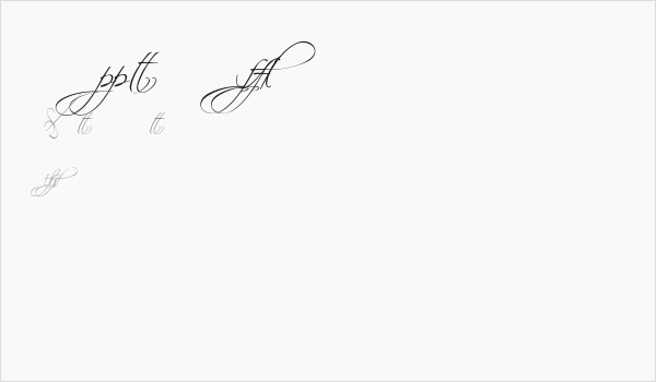 Scriptina - Alternates Business Card