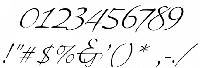 Scriptina Pro Font OTHER CHARS