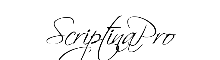 ScriptinaPro  フリーフォントのダウンロード