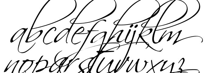ScriptinaPro Font LOWERCASE