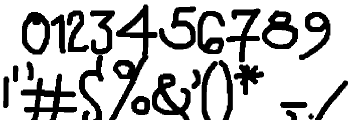 Scription Font OTHER CHARS