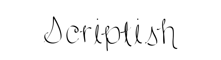 Scriptish Font