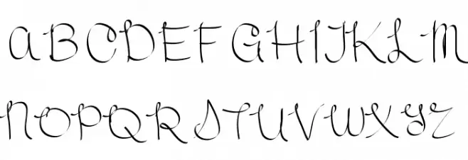 Scriptish Fonte MAIÚSCULAS