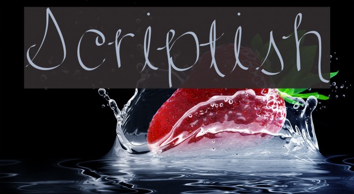 Scriptish Font examples