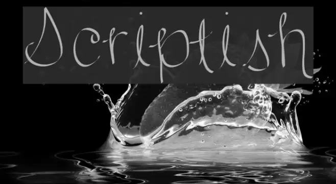 Scriptish Font examples