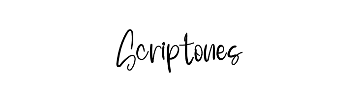 Scriptones  フリーフォントのダウンロード