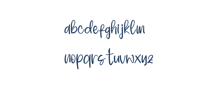 Scriptones Lowercase