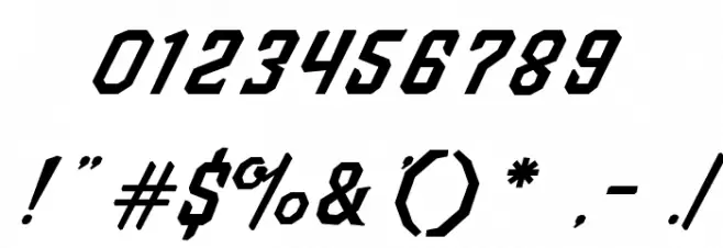 Scriptonite Font OTHER CHARS