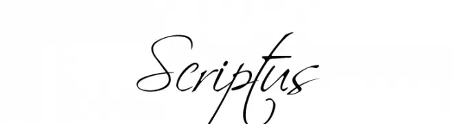 Scriptus  नि: शुल्क फ़ॉन्ट्स डाउनलोड