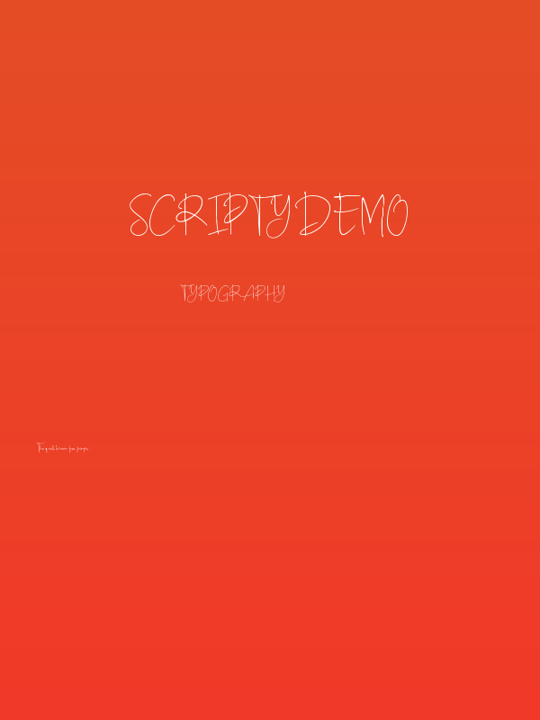 Scripty Demo Poster