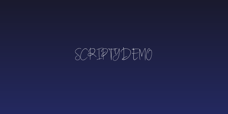 Scripty Demo Social Header