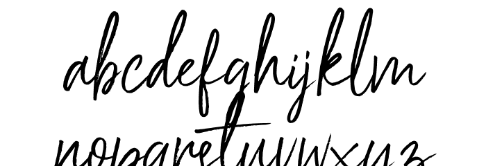 Scriptyca Font LOWERCASE