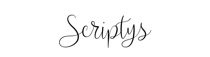 Scriptys  नि: शुल्क फ़ॉन्ट्स डाउनलोड