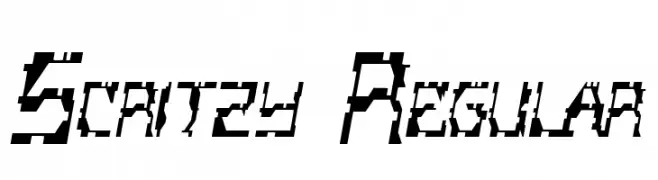 Scritzy Regular  Скачать бесплатные шрифты