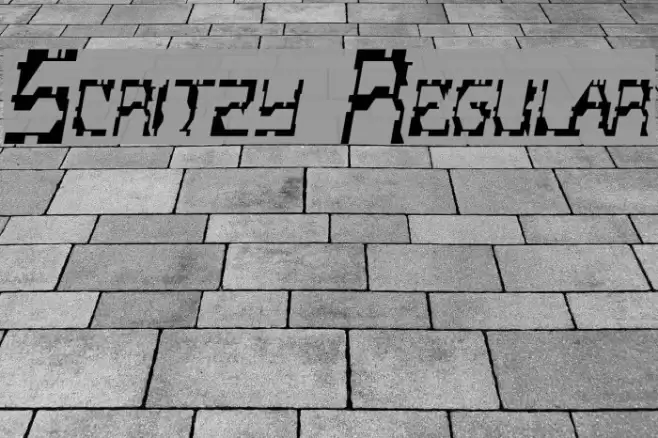 Scritzy Regular Fonte examples