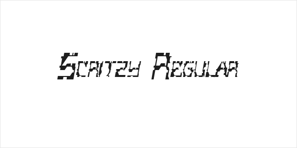 Scritzy Regular Logo