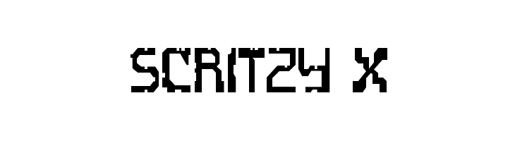 Scritzy X  baixar fontes gratis