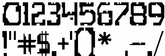 ScritzyX-Regular Font OTHER CHARS