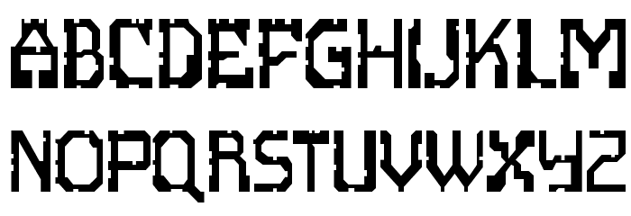 ScritzyX-Regular Font LOWERCASE