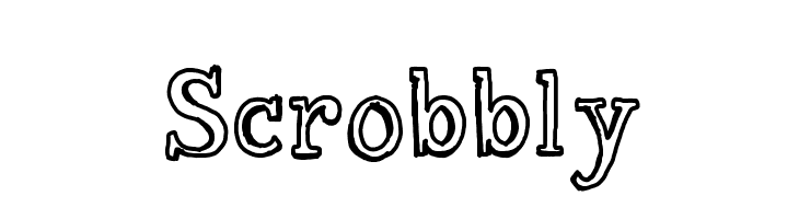 Scrobbly  Скачать бесплатные шрифты