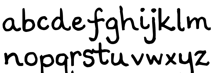 Scrogglet Font LOWERCASE