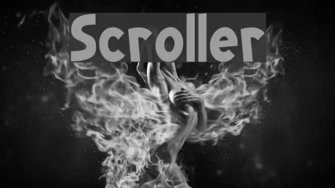 Scroller Font examples
