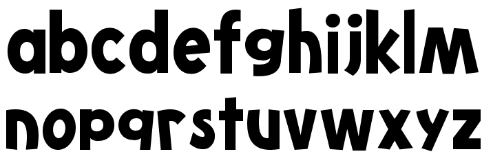 Scroller Font LOWERCASE