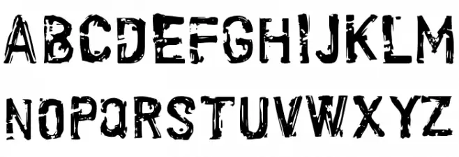 Scroonge-Normal Schriftart Groß