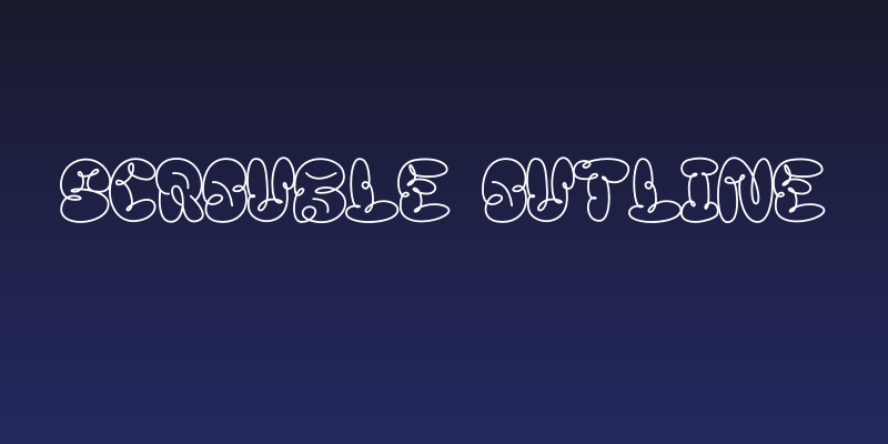 Scrouble Outline Social Header