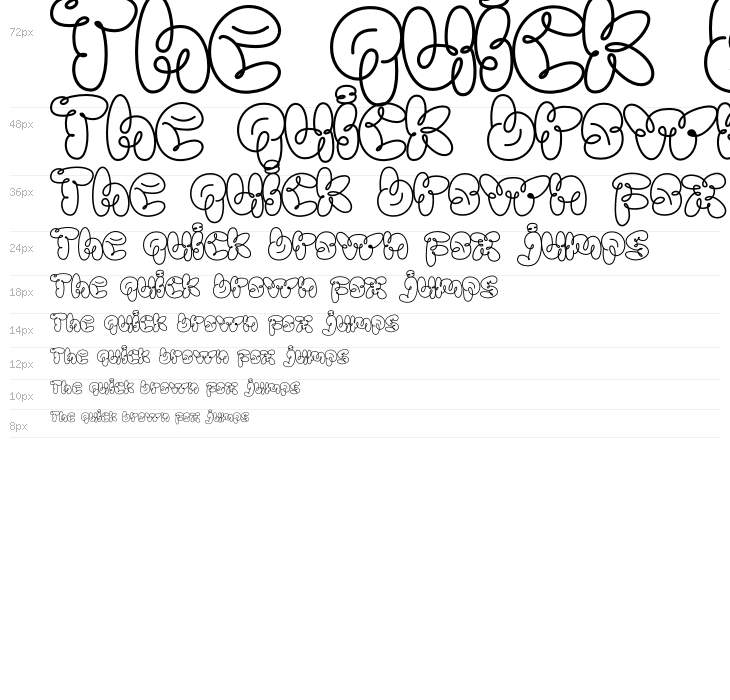 Scrouble Outline Waterfall