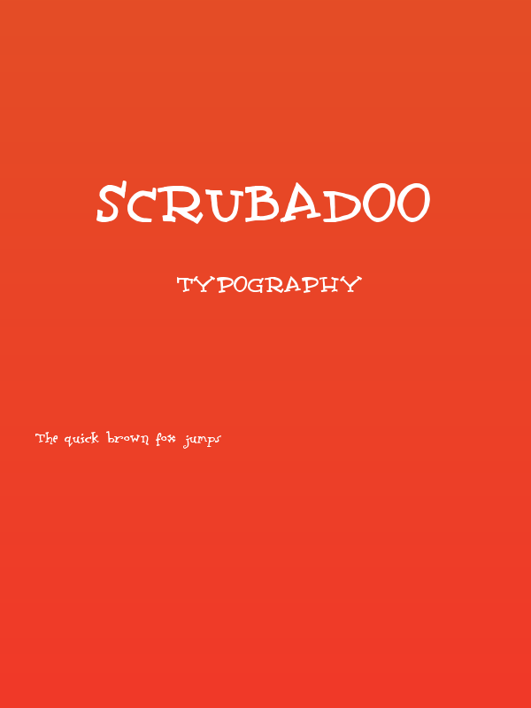 Scrubadoo Poster