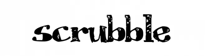 Scrubble  नि: शुल्क फ़ॉन्ट्स डाउनलोड