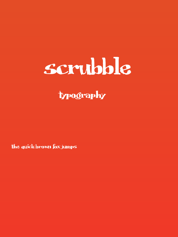 Scrubble Poster